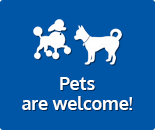 Pets are welcome!